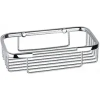 BRILLANTBAD BYTRO Seifenkorb Messing Chrom poliert 120x210x50 mm für Bad & WC >> zum Bohren