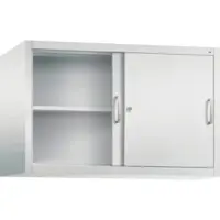 C+P Aufsatzschrank Acurado, H790xB1200xT500mm, Front Lichtgrau, Korpus Lichtgrau (2055-00)