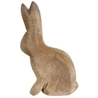 Wmg Holz Hase Pappel Natur h 35 cm b 20 cm