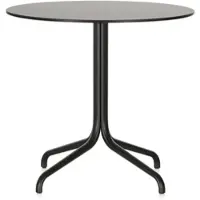 Vitra - Belleville Bistrotisch Outdoor, rund, Ø 79,6 cm, tiefschwarz / schwarz