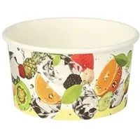 Papstar 500 Eisbecher, Pappe rund 250 ml Ø 9,6 cm · 5,2 cm Früchte