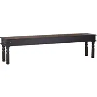 MiaMöbel Bank Colombo 160cm Massivholz Pinie