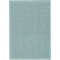 Carpetsale24 In & Outdoor Teppich Terrasse Balkon Küchenteppich Wetterfest Sisal Optik Flachgewebe Einfarbig mit Struktur, Grösse: 80x150 cm
