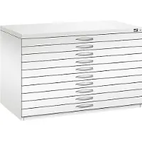 C+P Planschrank aus Stahl, für Formate bis DIN A1, 10 Schubladen