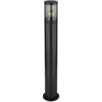 Globo Smart RGB LED Außenstehleuchte, Edelstahl, schwarz, rauch, H 80cm