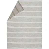 David Fussenegger Wohndecke Luca 'Struktur Streifen' 140 x 200 cm Rauch