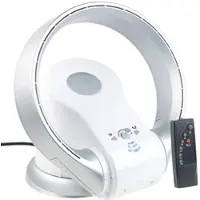 Sichler Haushaltsgeräte Rotorloser 360°-Tischventilator & Heizlüfter, Oszillation, bis 1.100 W