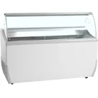 Tefcold Speiseeisvitrine UDRS9 423l Weiß