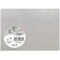 Pollen 250x , Packung mit 25 Karten 110x155 mm, 210g - Silber 11389C