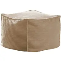 KAWOLA Hocker ALEA Cord taupe