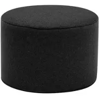 Softline - Drum Hocker / Beistelltisch klein, Ø 45 x H 30 cm, Filz Melange anthrazit (610)