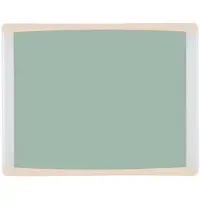 BI-Office Inka Magnettafel Olive Tree, 35,5x28cm, Oberfläche aus Lackiertem Stahl, Rahmen aus Aluminium und beigem Kunststoff