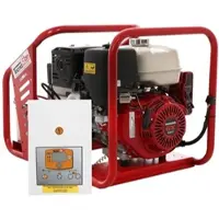 TecnoGen H8000 TE/A - Benzin-Stromerzeuger 6 kW mit AVR-Regelung - Dauerleistung 5.4 kW - 400V + ATS