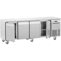 Bartscher Kühltisch Easy T4, mit Flügeltüren, fahrbar