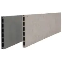 Meingartenversand.de WPC Zaunlamelle 179 x 20 x 2 cm – WPC Zaunbrett, Anthrazit – praktische WPC Lamelle – ideal als WPC Zaunfüllung für Garten & Grundstück