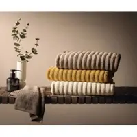 Gozze Frottierserie 'Mailand' (Größe: Saunatuch 80 x 200 cm / Farbe : Senf)
