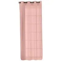 Naturals Einfarbige Gardine 200x260 cm Baumwolle made in Spain Ftr 8 Rosa