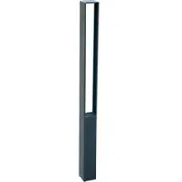 SCHAKE Absperrpfosten Typ 40731PB, ortsfest, 70x70mm, Oberteil Flachstahl