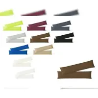 EXKLUSIV HEIMTEXTIL Kissenhülle Kissenbezug Doppelpack mit Reißverschluss hochwertige Jersey Qualität Schokobraun 40 x 145 cm