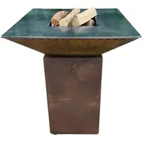Grill'Chic brasero cevenol corten normal carre 74 simple cuve