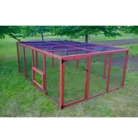 EZ Chicken Home Hühnerauslauf XL Rot, 12,24 m2 Hergestellt in EU