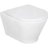 Evenes Combi-Pack Alaseja Wand-Tiefspül WC Spülrandlos und WC-Sitz Edoma softclose - 93 255 68