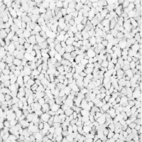 Edzard Dekogranulat Dekosteine (2-3 mm), 2 kg, Farbe weiß, wasserfest, staubfrei
