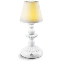 Lladro Lotus Firefly Tischlampe White
