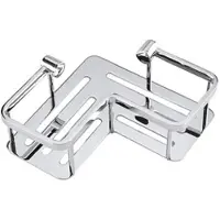 BRILLANTBAD BYTRO Eckseifenkorb Messing Chrom poliert 210x285x75 mm für Bad & WC >> zum Bohren