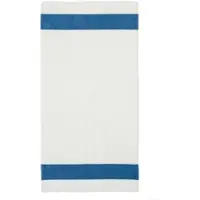 Feiler Handtücher Exclusiv mit Chenillebordüre Handtuch 50x100 cm | jeansblau - blau