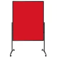 Legamaster PREMIUM PLUS Moderationswand klappbar 150x120cm rot