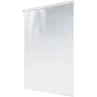 KS Handel 24 Halb-Kassetten Duschrollo Duschvorhang PEVA Milky Drops 170x240 cm