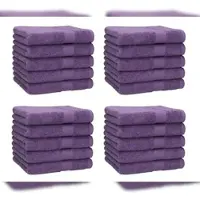Betz 20 Stück Seiftücher PREMIUM 100% Baumwolle Seiflappen-Set 30x30 cm Farbe lila