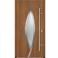Haustuerenland.de Aluminium Haustür "ARIANA" 82 mm RC2 Winchester holzähnlich beidseitig innen öffnend DIN rechts