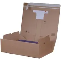VEPATIM 20x Ordnerversandkarton Selbstklebeverschluss 330x290x-120mm braun für 1-2 Ordner A4