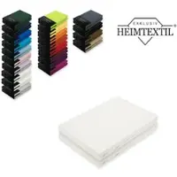 EXKLUSIV HEIMTEXTIL Doppelpack Jersey Spannbettlaken Premium Weiß 120 x 200 cm