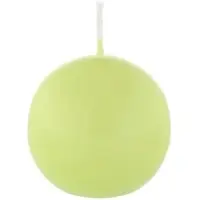 Kopschitz Kerzen Kugelkerzen Lime Grün, Ø 70 mm, 12 Stück, dt. Kerzen in RAL Kerzenqualität, Kein rußen und tropfen
