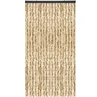 Arsvita Flauschvorhang 80x185 cm Meliert beige - weiß