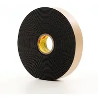 3M PE Klebeband mit Acrylat-Klebstoff 4496B, Schwarz, 19 mm x 33 m, 1,6 mm