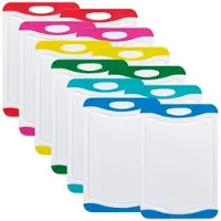 Rosenstein & Söhne 12er-Set Schneidebretter in 6 Farben, antibakteriell, je 29 x 20 cm