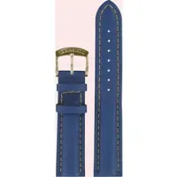 Certina - Leder Attack I Lederband Blau 19/18mm C600007066 - blau,genarbt,kalb
