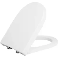 Evenes WC-Sitz Paru, Softclose, aus Duroplast, Edelstahlscharnier, weiß - 93 102 55