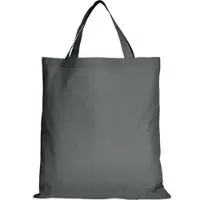 TEXXILLA Baumwolltasche CLASSIC mit zwei kurzen Henkeln und Ihrem Wunschmotiv, stahlgrau