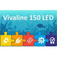 LEDaquaristik GmbH PRO2 LED Beleuchtung für EHEIM Vivaline 150LED Aquarium | Komplett-Set