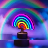 Gravidus Pride Neon-Leuchte Regenbogen – Stimmungslicht für jedes Ambiente