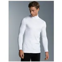 Trigema Rollkragenshirt "Rollkragenshirt", Herren, Gr. XXL, weiß, Feinstrick, 95% Baumwolle, 5% Elastan, Basic, normal, ohne Ausschnitt, Shirts Rollkragenshirt