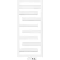Zehnder Design-Heizkörper Tetris, 1100x45x500 mm, weiß (Alu), montagefertig mit Wandkonsolen