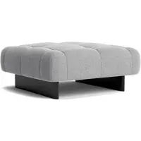 HAY - Quilton Lift Ottoman, Eiche schwarz / hellgrau (Hallingdal 130)