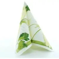 Mank Serviette Airlaid Asparagus, 40 x 40 cm, 50 Stück - Spargel