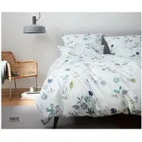 Elegante Bettwäsche Monotypie - 135x200 cm + 40x80 cm mint
